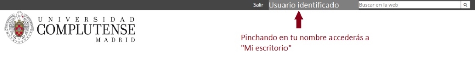 Acceso a Mi escritorio