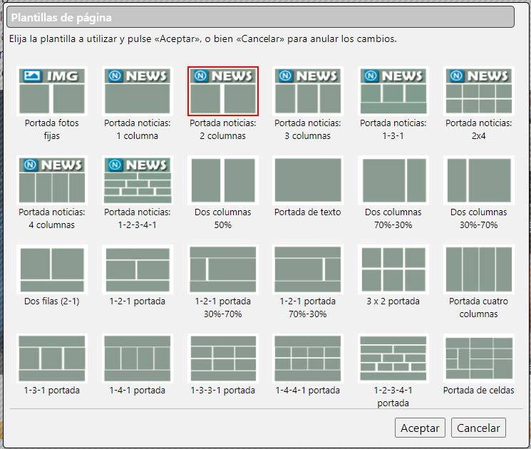 Plantillas de Portada