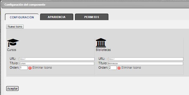 Insertar nuevos iconos
