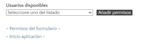 Usuarios disponibles