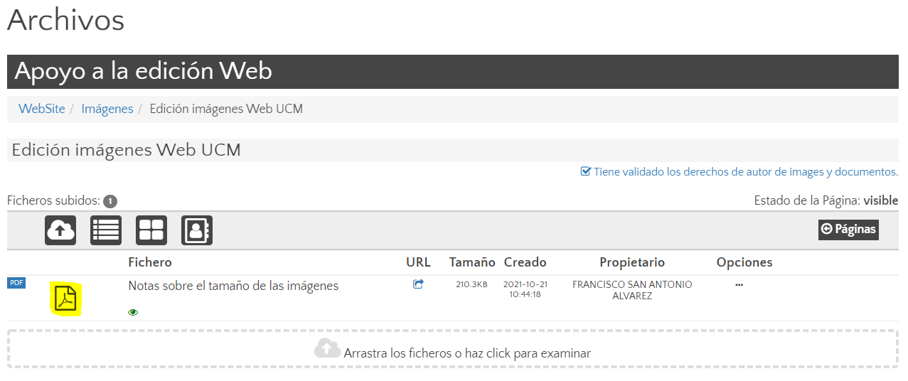 Icono archivo