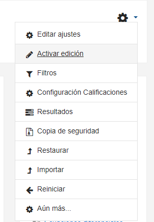 Activar edición